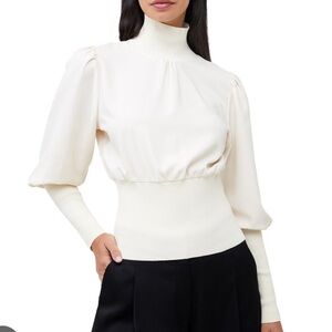 French Connection Krista Top Classic Cream